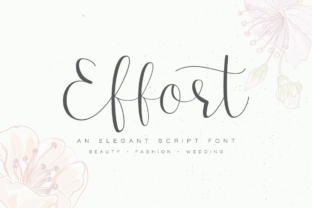 Effort: A Modern Calligraphy Font
