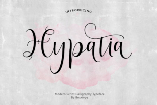 Hypatia: A Modern Script Font