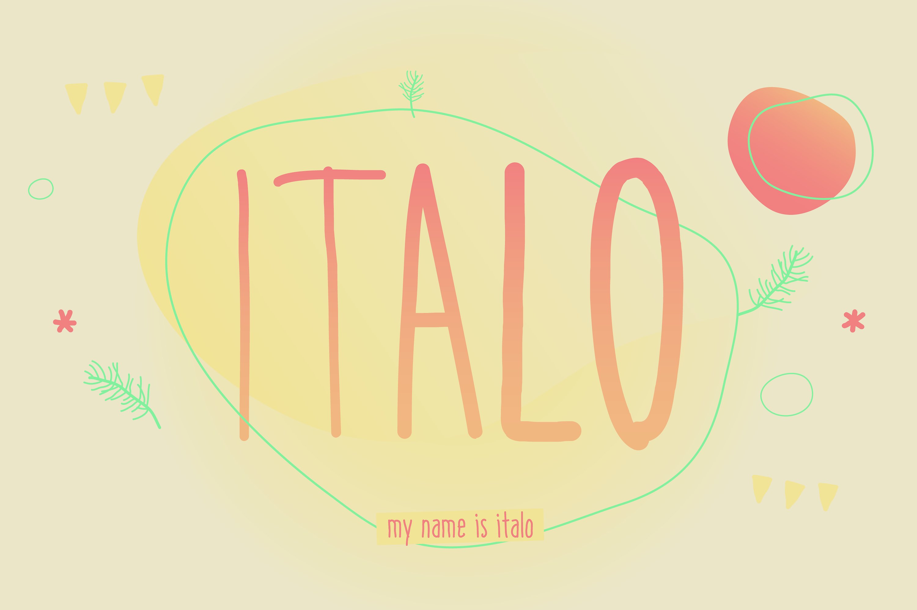 Italo: A Friendly Font for Web Design