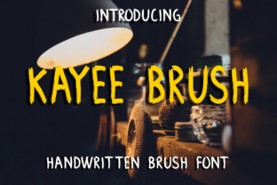 Kayee Brush: A Handwritten Font for Digital Design