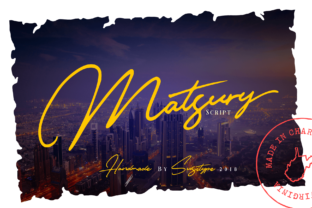 Matsury: Elegant Script for Web Design