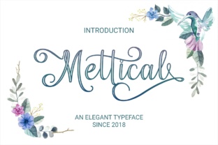 Mettical Font: Elegant Script for Web Design