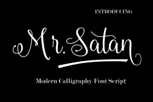 Mr. Satan: A Bold Script Font