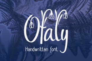 Ofaly: A Cute Handwritten Font