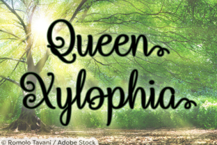 Queen Xylophia: A Script Font for Elegant Campaigns