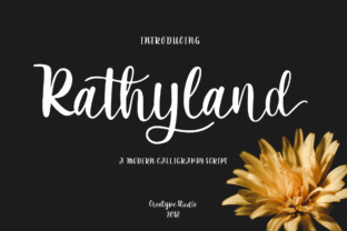 Rathyland: A Handwritten Font for Creative Makers