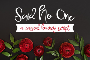 Said No One Font for Business