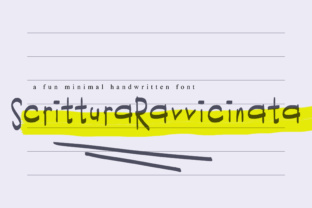 Scrittura Ravvicinata: A Fresh Script Typeface