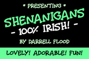 Shenanigans Font Review