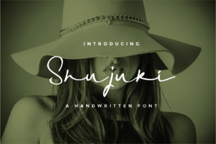 Shujuki: Elegant Handwritten Font for Business