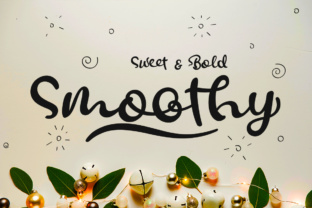Smoothy: A Sweet Brush Font for Designers
