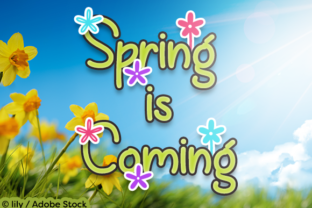 Spring is Coming Font for Editorial Design