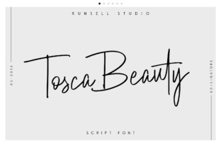 Tosca Beauty: A Script Font for Authentic Design