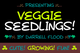 Veggie Seedlings Font Review